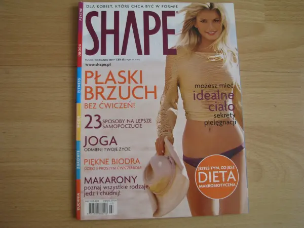 Shape nr 1-3, 2004 rok - magazyn - uroda, zdrowie, fitness,