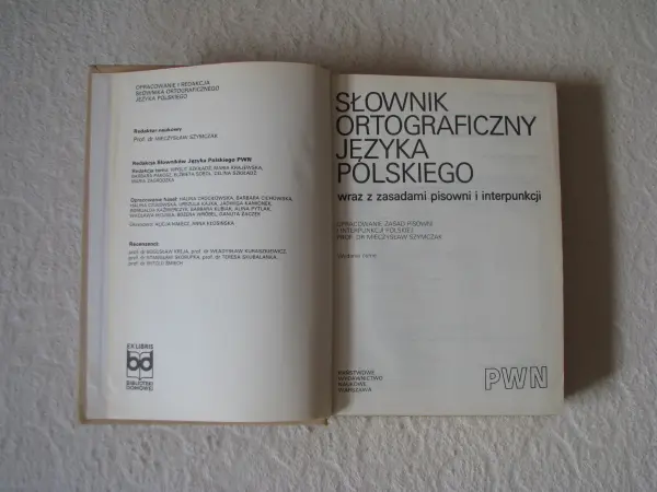 Słownik ortograficzny języka polskiego, Mieczysław Szymczak 