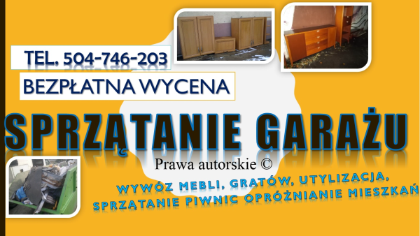 Sprzątanie piwnicy, cennik, usługi. tel 504-746-203, Wrocław