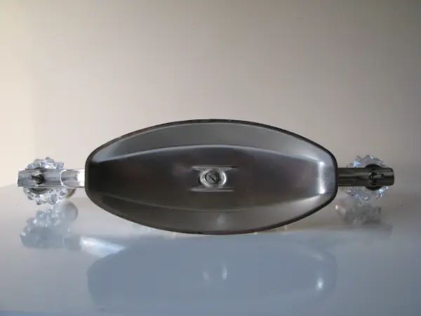 Stary, stylowy, srebrny świecznik na 4 świece 