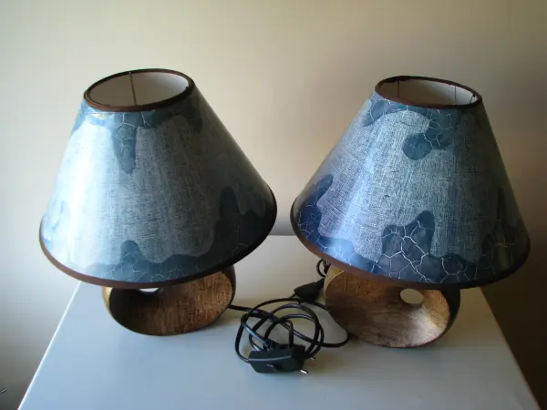 Stołowa lampka nocna 2 szt lampa do sypialni na stolik komod