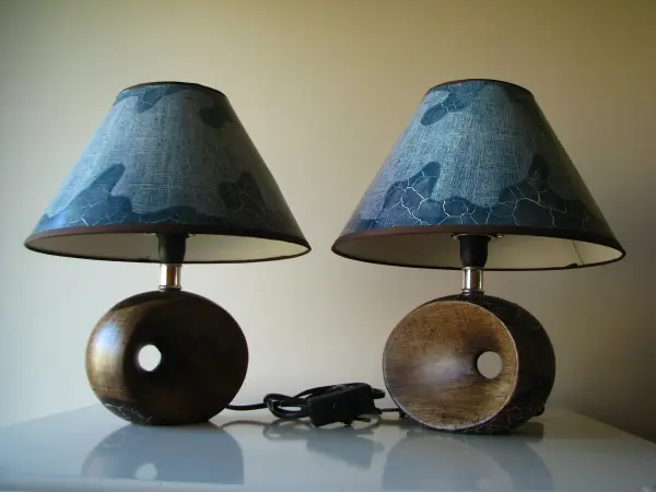 Stołowa lampka nocna 2 szt lampa do sypialni na stolik komod