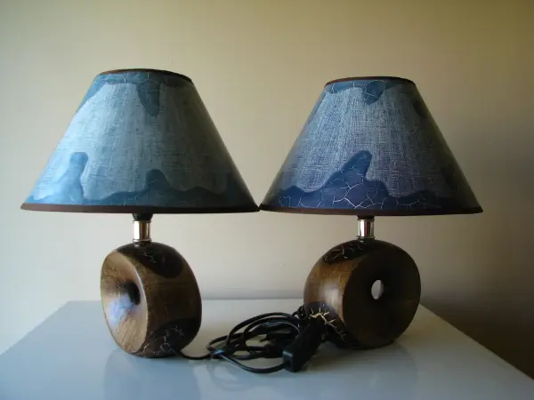 Stołowa lampka nocna 2 szt lampa do sypialni na stolik komod