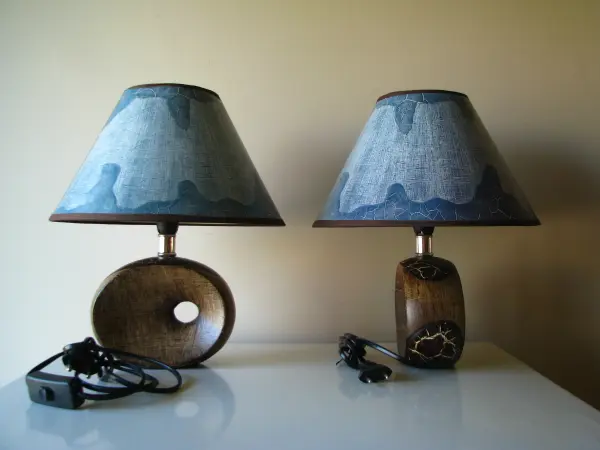 Stołowa lampka nocna 2 szt lampa do sypialni na stolik komod