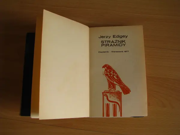 Strażnik piramidy Jerzy Edigey Wydanie I