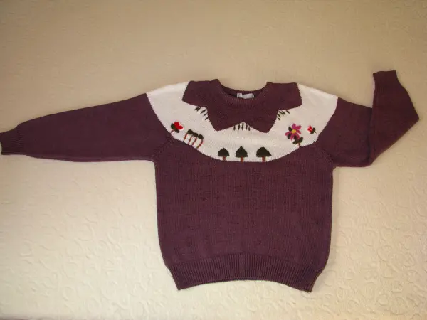 Stylowy, zimowy sweterek damski, rozm. L 