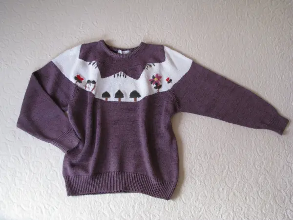 Stylowy, zimowy sweterek damski, rozm. L 