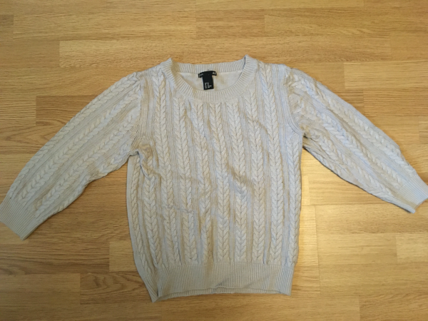 Sweter beżowy, rozmiar xs h&m