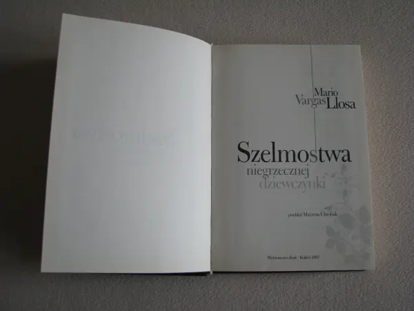 Szelmostwa niegrzecznej dziewczynki - Mario Vargas Llosa 