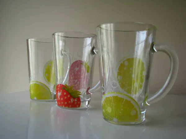 Szklanka do herbaty zimnych napojów kubek szklany filiżanka