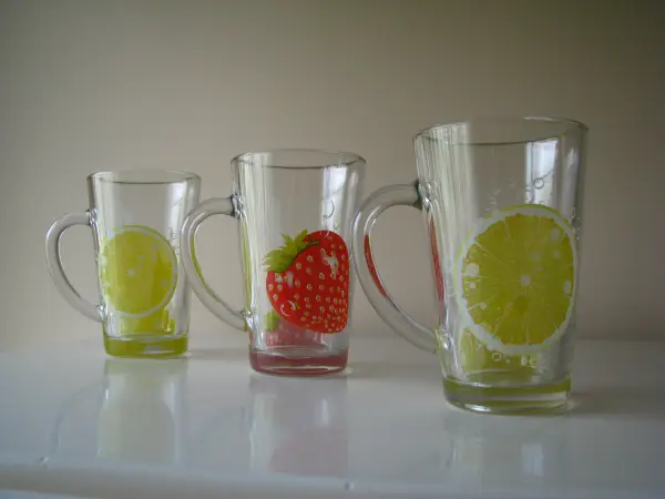 Szklanka do herbaty zimnych napojów kubek szklany filiżanka