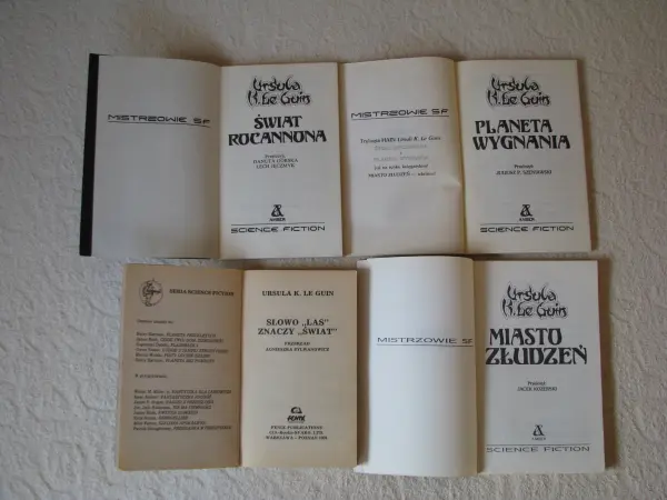 Ursula K. Le Guin, cykl Ekumena 4 tomy, Wydanie I