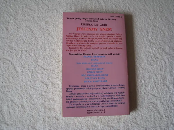 Ursula K. Le Guin Jesteśmy snem  Wydanie I  