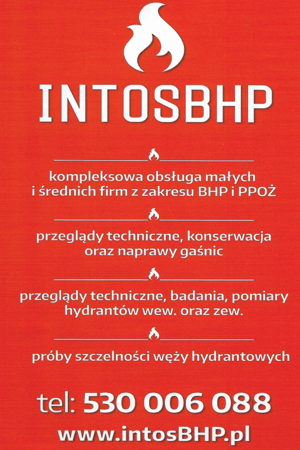 Usługi szkoleniowe, usługi BHP 