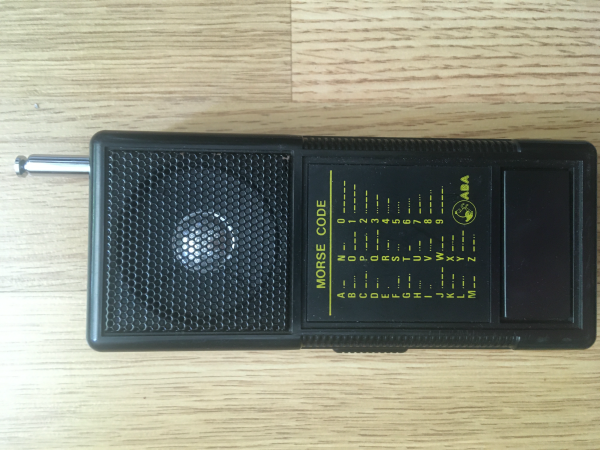 Walkie talkie krótkofalówka PRL vintage morse code