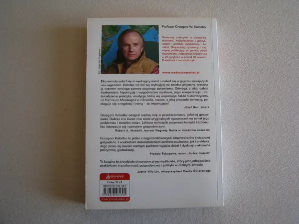Wędrujący świat – Grzegorz W. Kołodko – autograf autora 