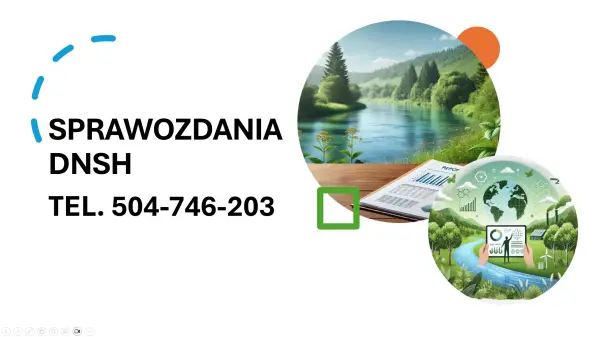 Wykonanie analizy DNSH, , tel. 504-746-203 do wniosku