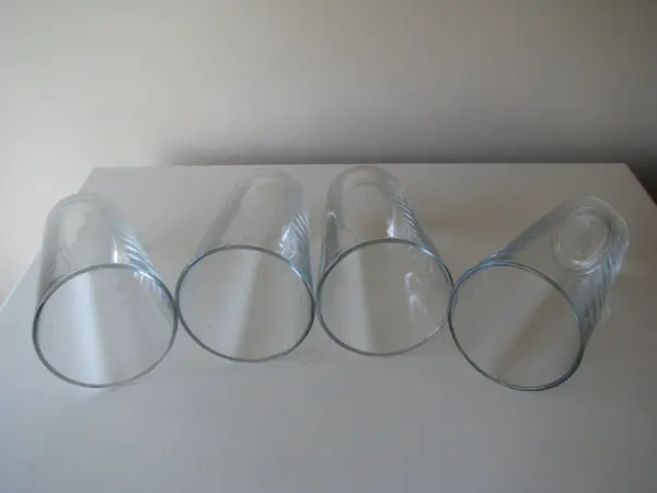 Wysoka szklanka transparentna 0,5 l, pokal szklany, kufel 4 