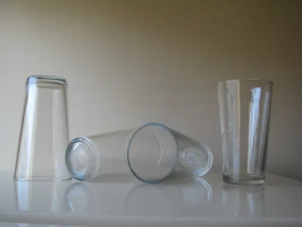 Wysoka szklanka transparentna 0,5 l, pokal szklany, kufel 4 