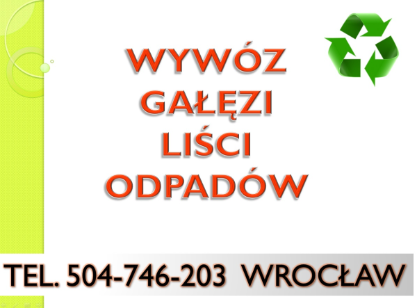 Wywóz gałęzi z działki,  tel. 504-746-203. Cennik, Wrocław