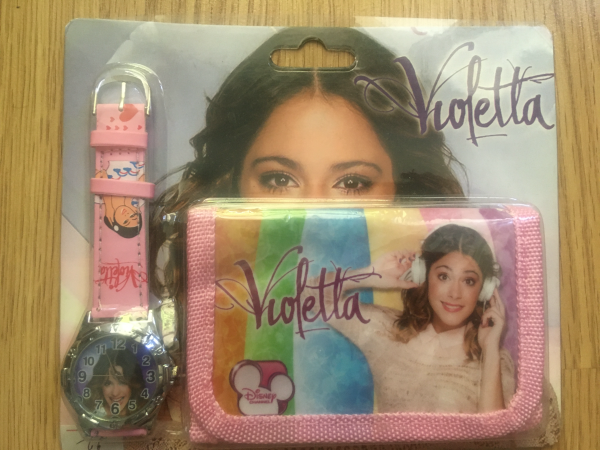 Zestaw zegarek portfel Disney Violetta 